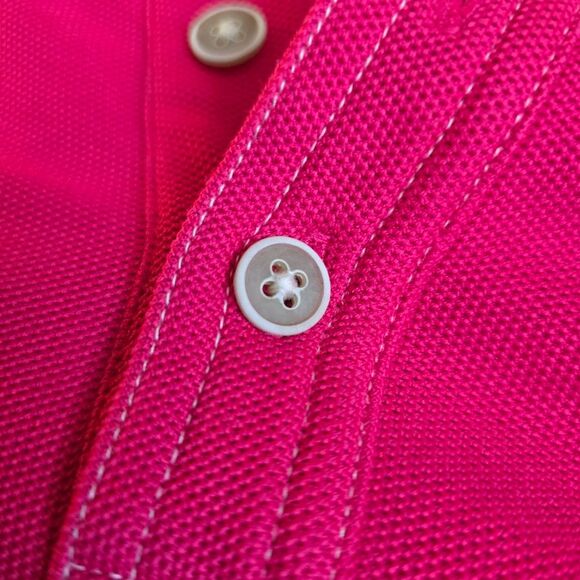 Tommy Bahama Polo Mens Size Large Island Zone Supima Emfielder Polo Fuchsia - Picture 6 of 6